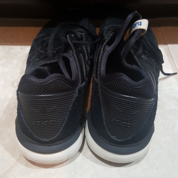ADIDAS Tubular Black Suede Sneakers - Size 11 - Picture 4 of 5